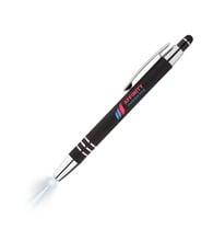 Celena Lighted Tip Soft Touch Stylus Pen - Full Color Imprint