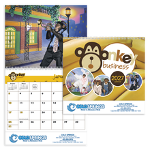 Monkey Business Wall Calendar - Spiral - 2027