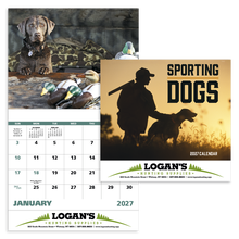 Sporting Dogs Wall Calendar (Stapled) -2027