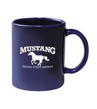 11 oz. Colored Stoneware Mug With C-Handle
