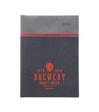 Larkspur 40 Page Manager Date Log with Colored Edge Pages 2026
