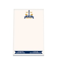 5 inch x 7 inch Non-Adhesive Scratch Pads - 25 sheets