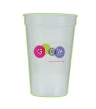 17 oz. Nite Glow Stadium Cup - Full Color Imprint