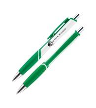 Hico White Barrel Pen-RiteFlow Plus Ink