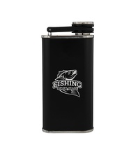 Stanley Easy Fill Wide Mouth Flask 8 oz.-Laser