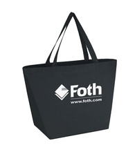 Budget Shopper Tote Bag with Logo