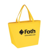 Budget Shopper Tote Bag with Logo - 1 Color Imprint