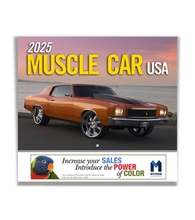 Muscle Car USA Custom Wall Calendar
