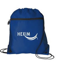 Mesh Pocket Drawstring Bag - Full Color Imprint