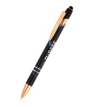 Palazzo Black Marble Stylus Copper Pen - 24 Hour Rush