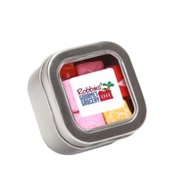 Starburst in Small Square Window Tin