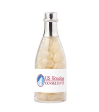 Champagne Bottle with Champagne Jelly Belly