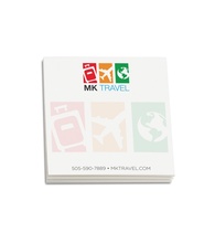 Custom Art Sticky Note Pads - 3&quot; x 3&quot; (100 Sheets)