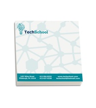 Custom Art Sticky Note Pads - 4&quot; x 4&quot; (50 Sheets)
