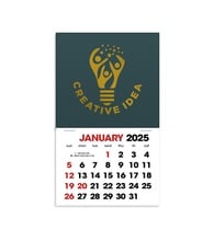 2-Color Stick Up Grid, English (14-Month) House Shape
