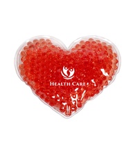 Large Heart Aqua Pearls Hot/Cold Pack