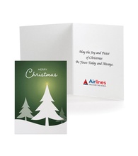 Premium Merry Christmas Tree Card
