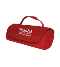 Thanks for Making a Difference Roll up Fleece Blanket