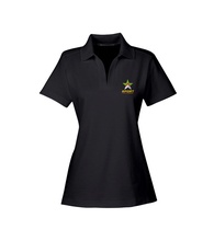 Devon & Jones CrownLux Performance Ladies Plaited Polo - Embroidery