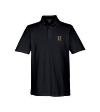 Devon & Jones CrownLux Performance Men's Plaited Polo - Screen Print