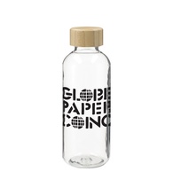 Sona 22 oz. RPET Reusable Bottle w/ FSC Bamboo Lid