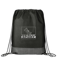 Crossweave Heat Sealed Drawstring Bag