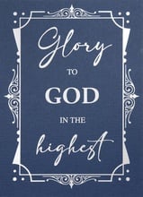 Premium Glory to God Holiday Greeting Card