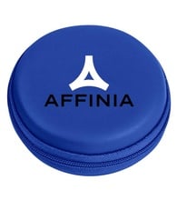Round Zippered Electronics Travel Case
