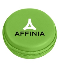 Round Zippered Electronics Travel Case