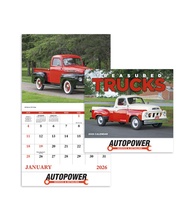 Treasured Trucks Wall Calendar 2026