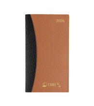 Corsica Two-Tone Slim Jim Pocket Calendar 2026