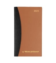 Corsica Two-Tone Slim Jim Calendars with Notepad
