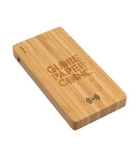 Eco Elements Bamboo Wireless Power Bank (5000mAh)