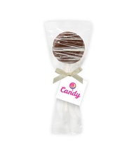 Chocolate Oreo Pop with White Drizzle
