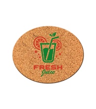 Cork Coasters Oval Shape