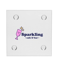 4-inch Square Full Color Custom Glass Coasters