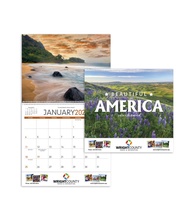 Beautiful America Wiro Wall Calendar 2026
