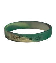 Customized Single Color Silicone Bracelet