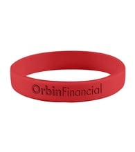 Customized Single Color Silicone Bracelet