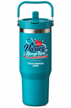 Nurses 30 oz. Stainless Travel Mug with Personalization