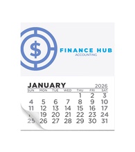 Add-A-Pad 12 Month Calendar Magnet 2026