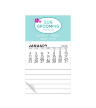 Add-A-Pad 12 Month Calendar Magnet with Writing Pad 2026