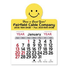Adhesive Peel-N-Stick Smile Face 2026 Calendars
