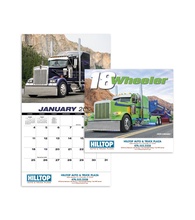 18-Wheeler Custom Wall Calendar