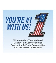 Number One Promotional Microfiber Cloth