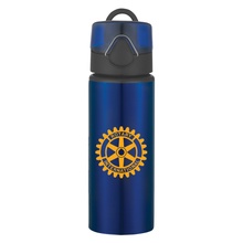 25 oz. Custom Aluminum Sports Bottle with Flip Top Lid
