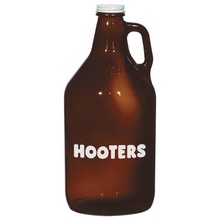 Custom 64 oz. Amber Malt Growlers