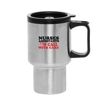 Nurse Assistants Stainless Steel Travel Mug (personalization available)