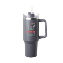 Nurses 40 oz. Stainless Steel Travel Mug with Optional Imprint