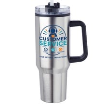 Customer Serivce 40 oz. Stainless Steel Travel Mug (optional personalization available)